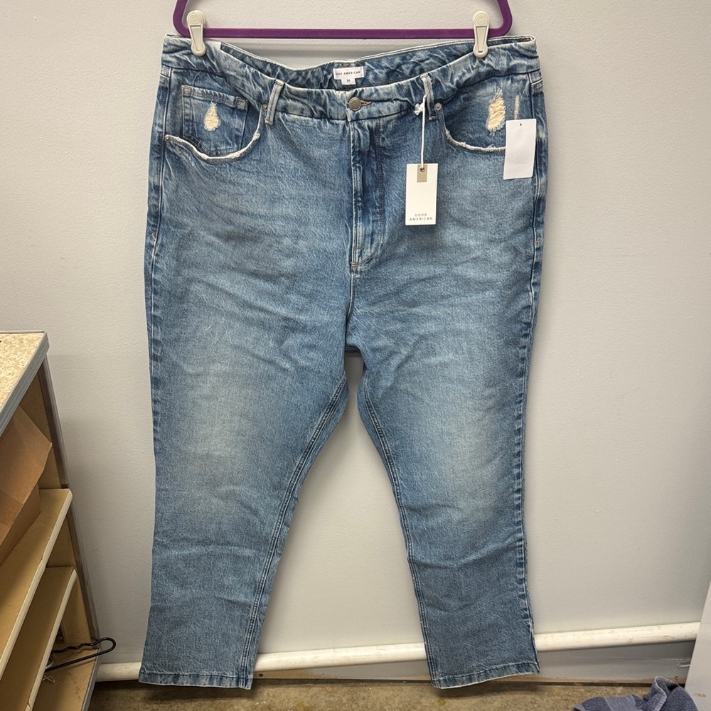 Good American Light Blue Skinny Jeans